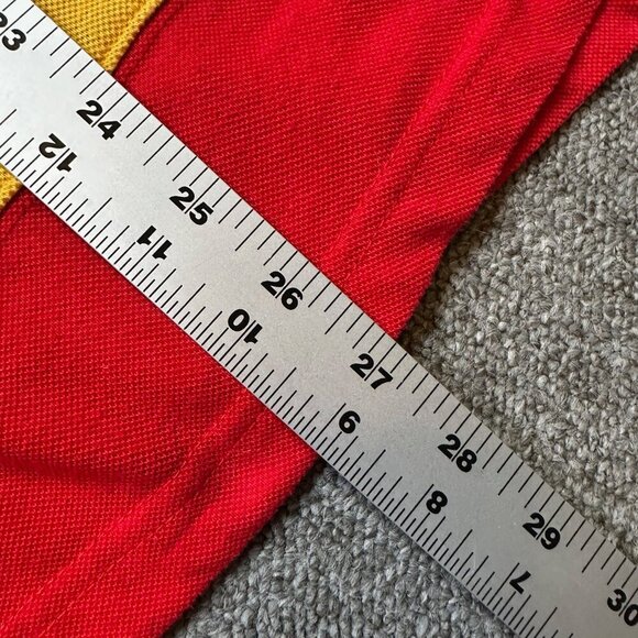 Kansas City Chiefs NFL Official Striped Red Yellow Mens Polo XX-Large Superbowl - Picture 5 of 6